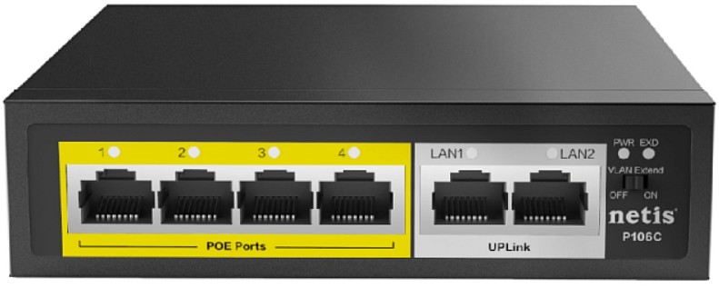 Коммутатор неуправляемый Netis P106C