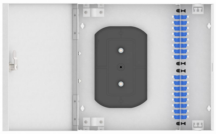 Кросс оптический настенный TopLAN КРН-Top-32LC/U-OS2-GY