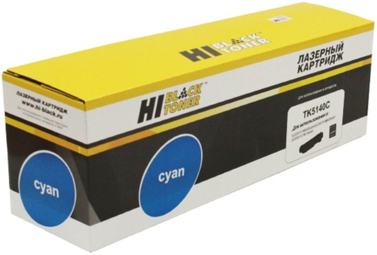 Тонер-картридж Hi-Black HB-TK-5140C Голубой