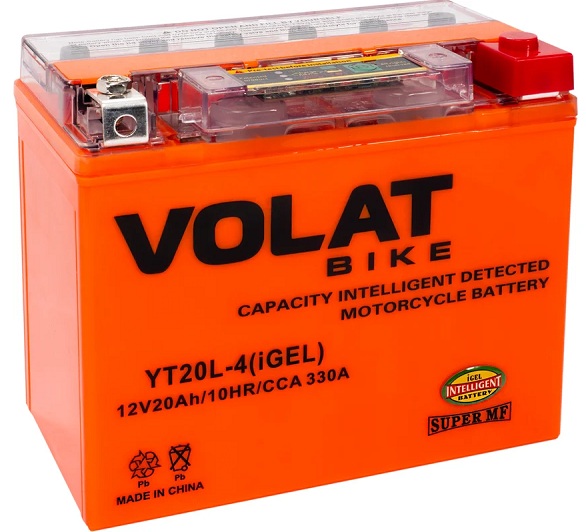 Батарея VOLAT YT20L-4(iGEL)Volat
