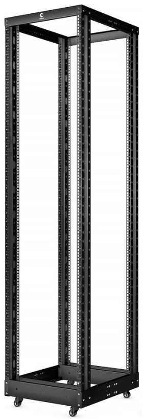 Открытая стойка двухрамная 19", 42U Cabeus RA-42U-1000-BK