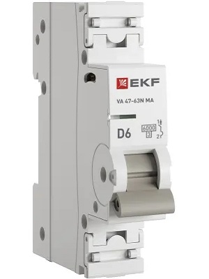 Автоматический выключатель EKF M63MA616D
