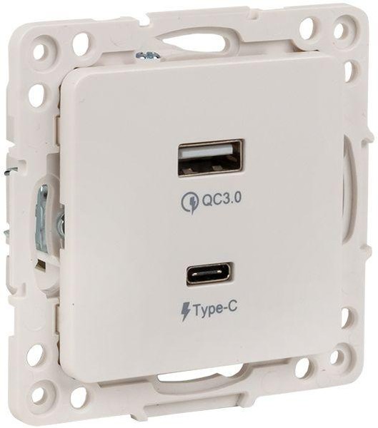 Розетка EKF EYR-2USB-type-C