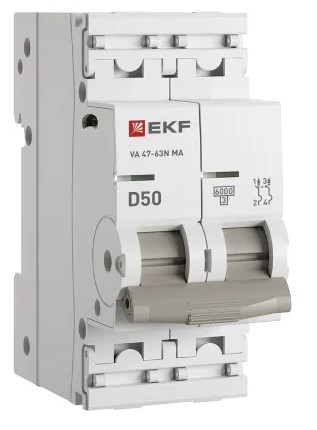 Автоматический выключатель EKF M63MA6250D