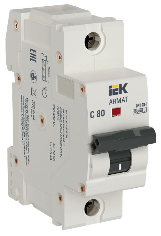 Автоматический выключатель IEK AR-M10H-1-C080