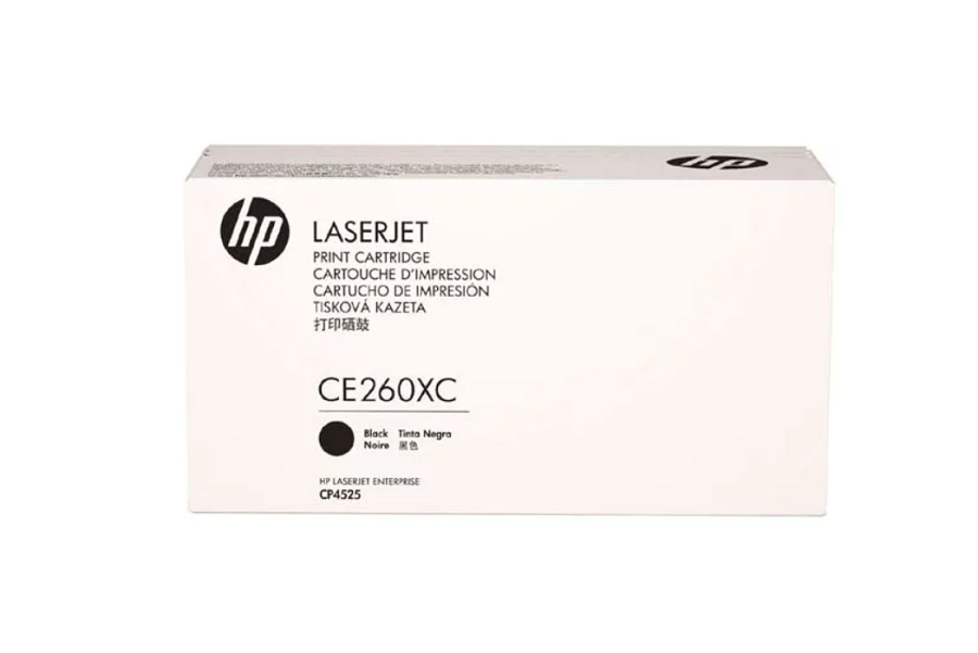 Тонер-картридж HP CE260XC Черный