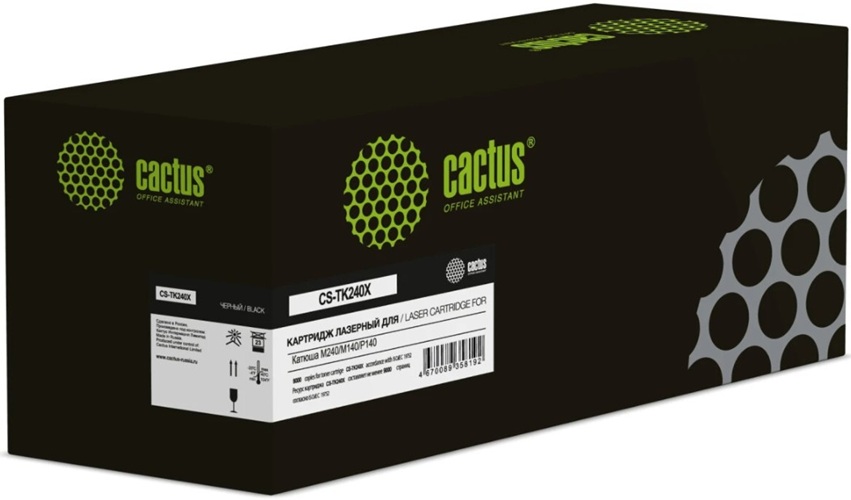 Тонер-картридж Cactus CS-TK240X Черный
