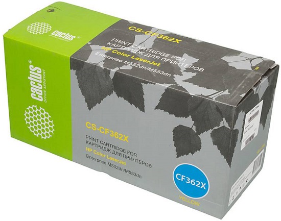Тонер-картридж Cactus CS-CF362X Желтый