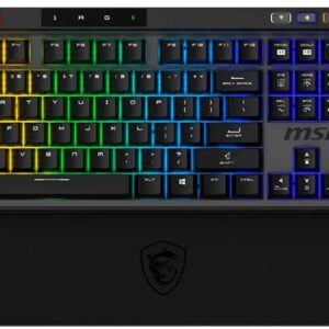 Механическая клавиатура MSI STRIKE Pro W Silent, USB, Bluetooth, Радиоканал, Черный, Серый [S11-43RU210-CLA]