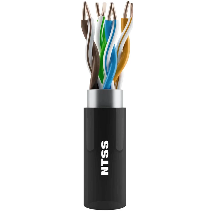 Кабель витая пара F/UTP 5e кат. 4 пары NTSS NTSS-OUT-FTP4-5e-PE-BL