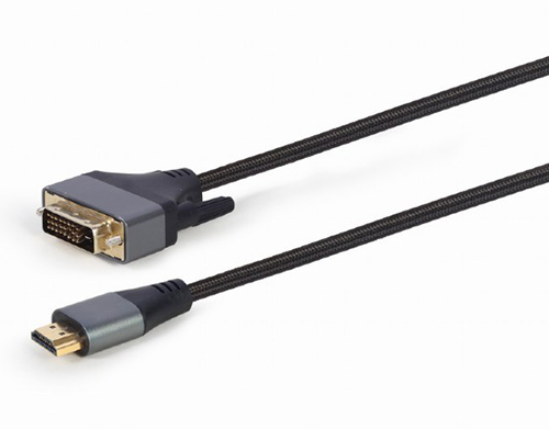 Кабель интерфейсный HDMI-DVI Cablexpert CC-HDMI-DVI-4K-6