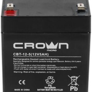 Аккумулятор Crown СВТ-12-5
