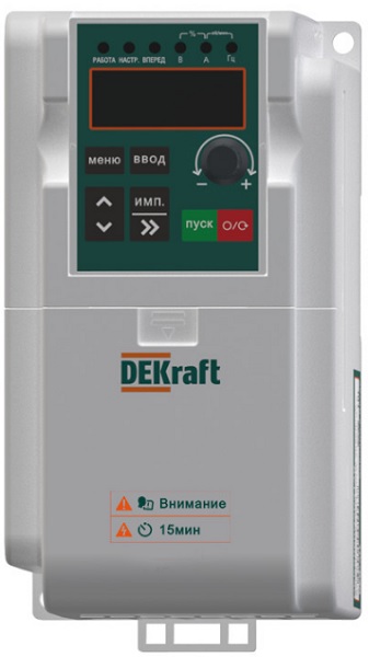 Преобразователь частоты DEKraft DEKV060G0R75S2B