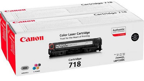 Тонер-картридж Canon 718 Черный