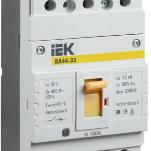 Автоматический выключатель в литом корпусе IEK SVA4410-3-0160