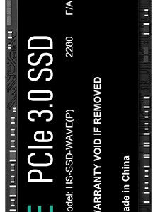 SSD накопитель 128 ГБ HIKVISION HS-SSD-WAVE(P) 128G, PCIe 3.0 x4, [HS-SSD-WAVE(P) 128G]
