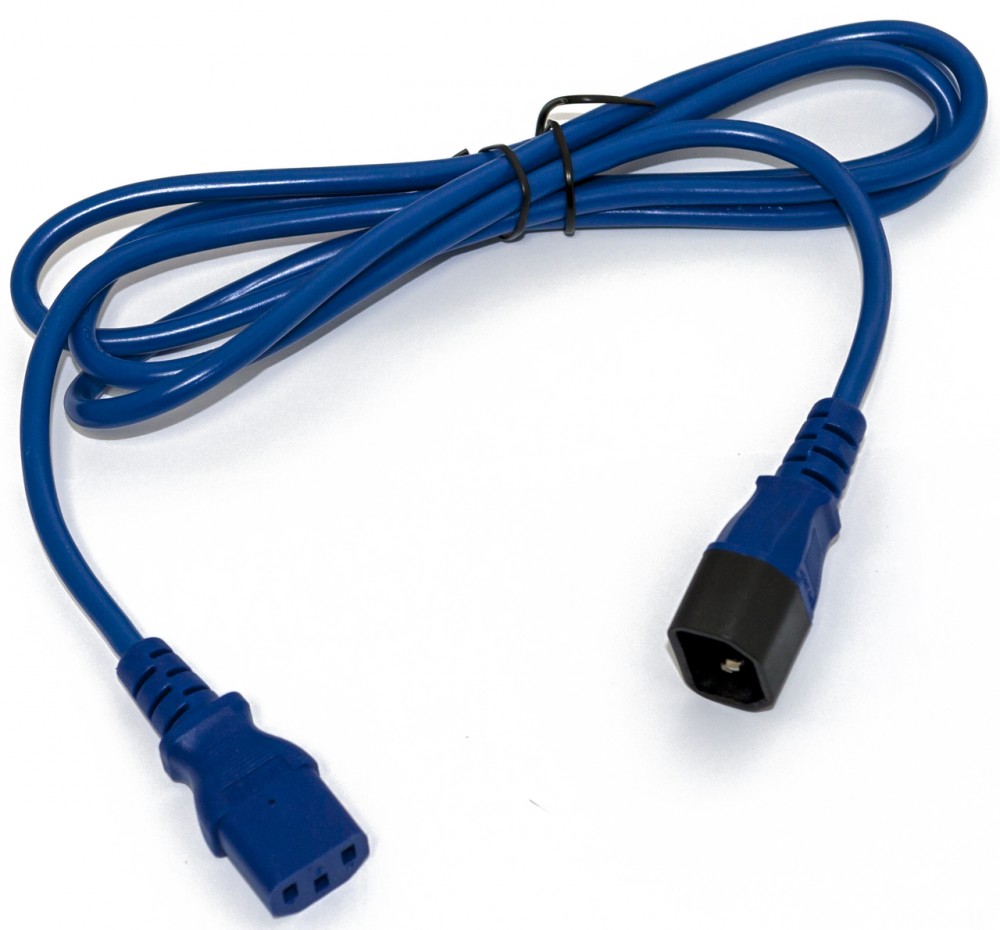 Кабель питания Hyperline PWC-IEC13-IEC14-5.0-BL