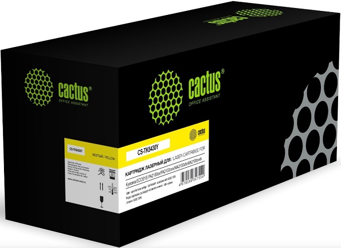 Тонер-картридж Cactus CS-TK5430Y Желтый