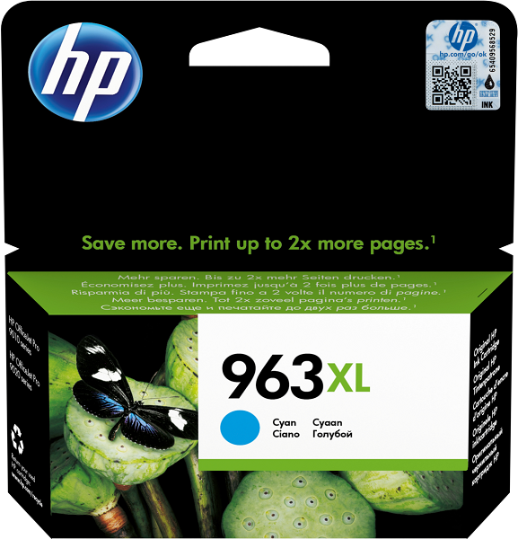 Тонер-картридж HP 963XL Голубой