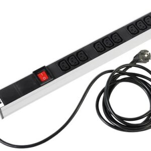 Блок розеток 19", 9 розеток ЦМО R-16-9C13-V-440-1.8