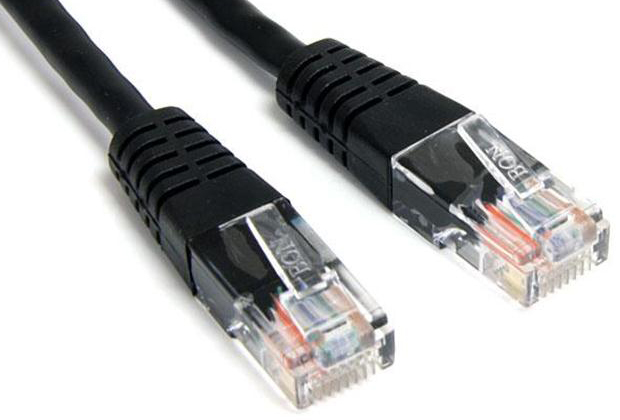 Кабель патч-корд U/UTP 5e кат. 5м TWT TWT-45-45-5.0-BK