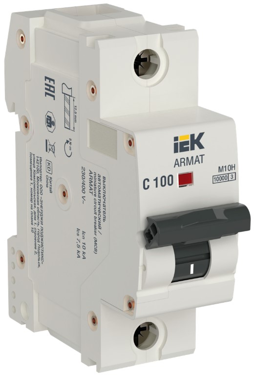 Автоматический выключатель IEK AR-M10H-1-C100