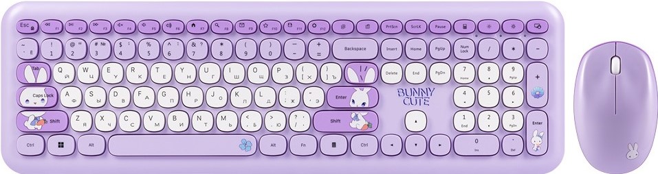 Клавиатура и мышь SmartBuy Cute Bunny