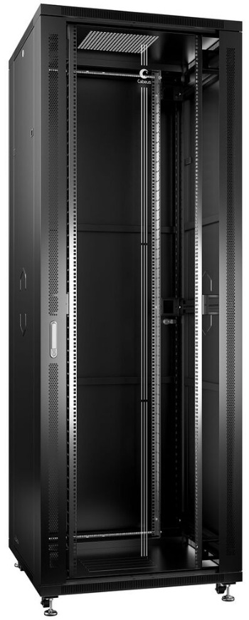 Шкаф напольный 19", 47U Cabeus SH-05C-47U80/100-BK