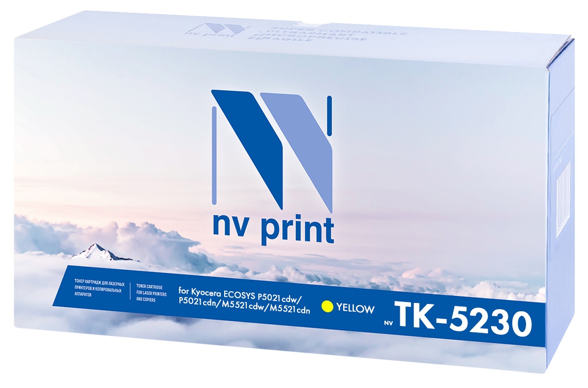 Тонер-картридж NVP NV-TK5230Y Желтый