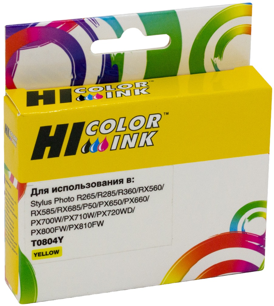 Тонер-картридж Hi-Black HB-T0804 Желтый
