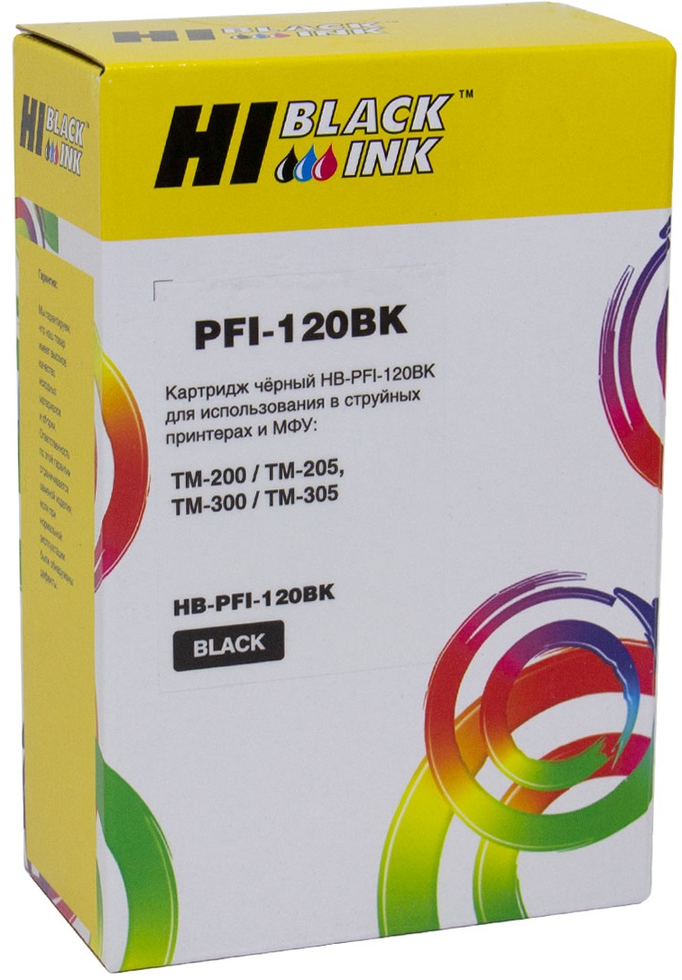 Тонер-картридж Hi-Black PFI-120BK Черный