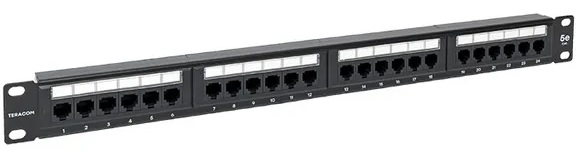 Патч-панель EKF TRC-PPNL-5EUTP-1U24