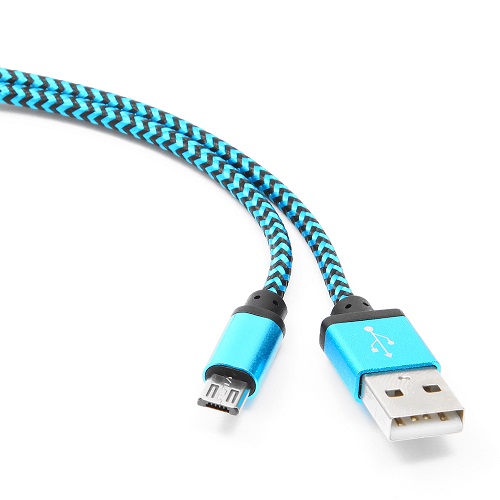 Кабель интерфейсный USB 2.0 Cablexpert CC-mUSB2bl1m