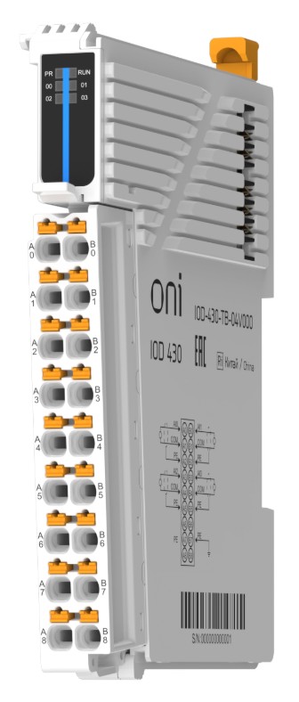 Модуль аналогового ввода ONI IOD-430-TB-04V000