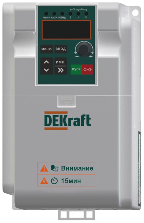 Преобразователь частоты DEKraft DEKV060G2R2S2