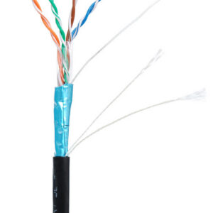 Кабель витая пара F/UTP 5e кат. 4 пары Netlan EC-UF004-5E-PE-BK-1