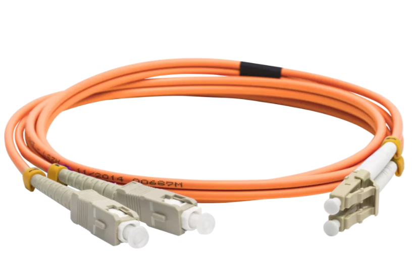 Кабель патч-корд волоконно-оптический Lanmaster LAN-2LC-2SC/OM2-1.0