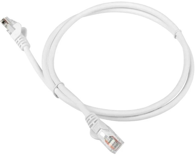 Кабель патч-корд U/UTP 5e кат. 10м Lanmaster LAN-45-45-10-WH
