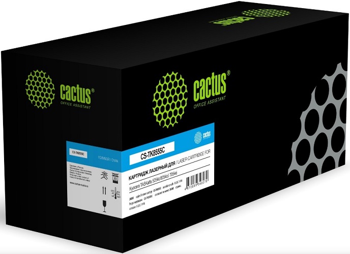 Тонер-картридж Cactus TK-8555C Голубой