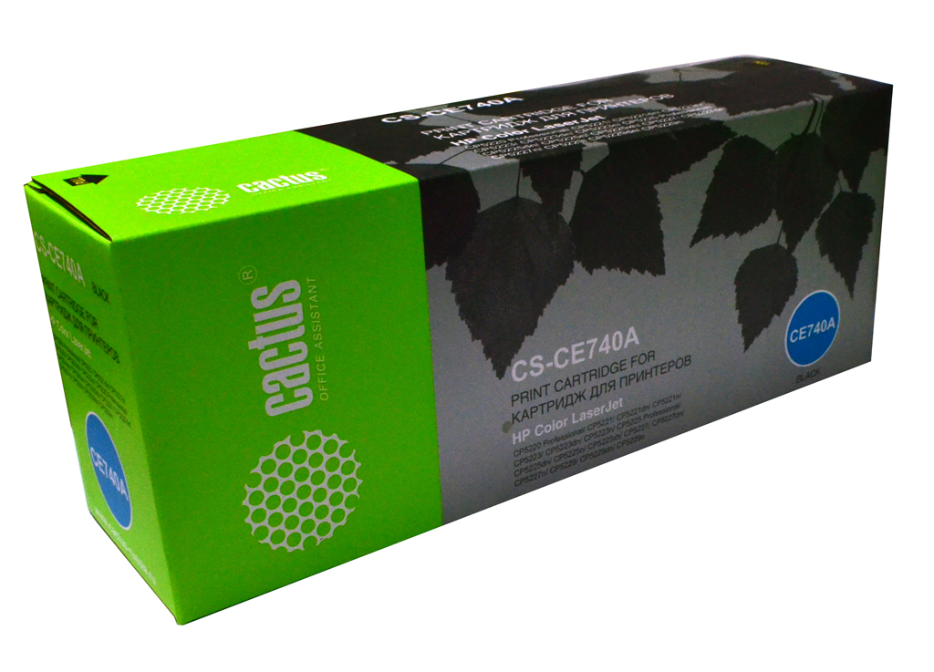 Тонер-картридж Cactus CS-CE740A Черный