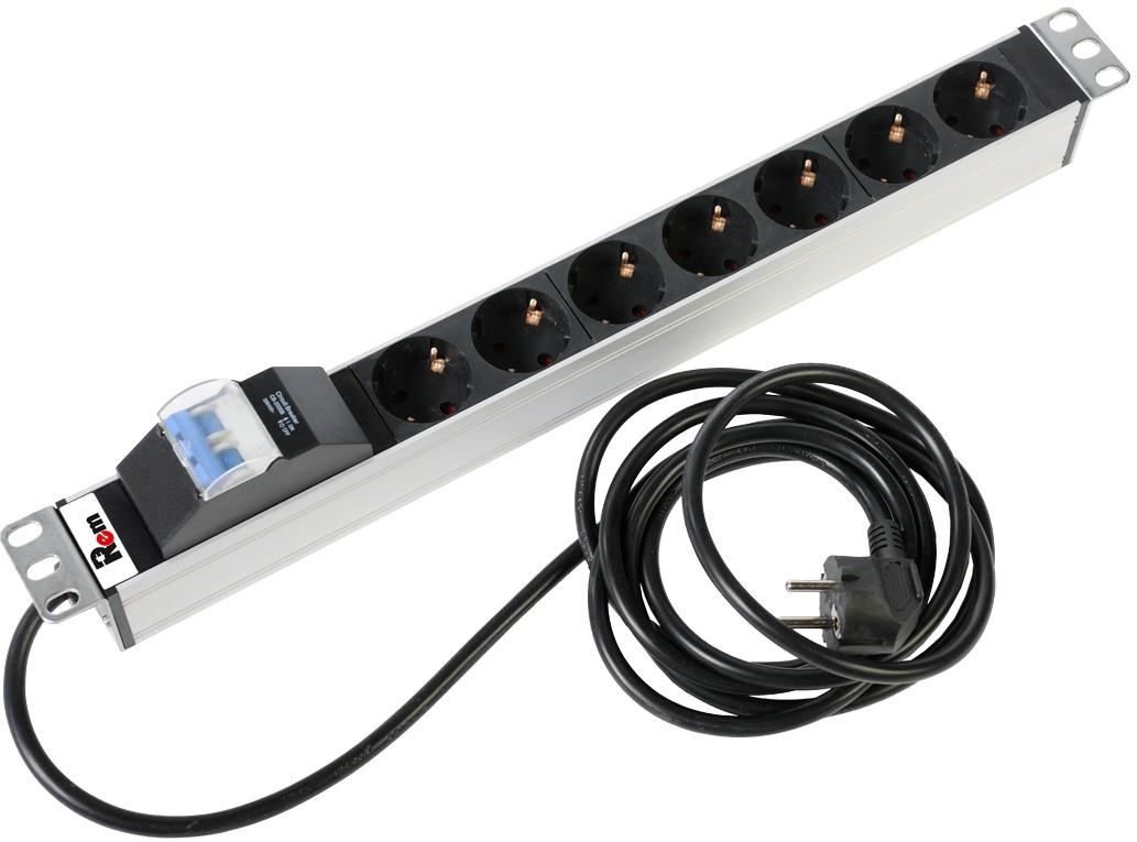 Блок розеток 19", 7 розеток ЦМО R-16-7S-A-440-3