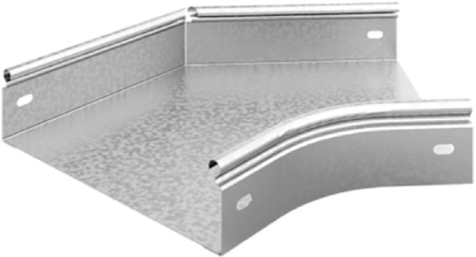 Угол гориз. 45° Ostec УПТП45-100х80-0,7-R100-СЦ