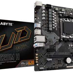 Материнская плата GIGABYTE A620M H, AM5, AMD A620, mATX