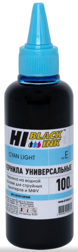 Тонер-картридж Hi-Black HB-EPS-CL-100ML Голубой