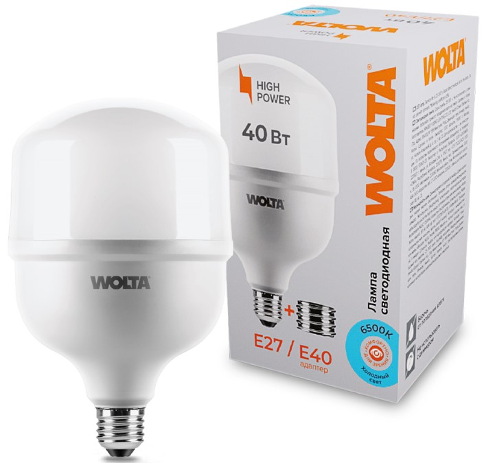 Лампа светодиодная WOLTA 25WHP40E27/40
