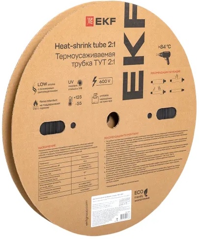Термоусаживаемая трубка EKF tut-16-b