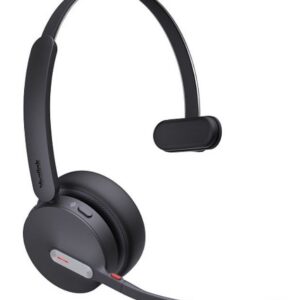Беспроводная моногарнитура Yealink BH70 Mono UC USB-C/A, Bluetooth, Накладные, Черный, [BH70 Mono UC USB-C/A]
