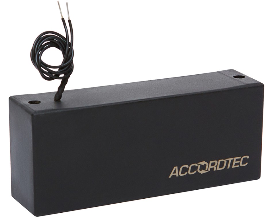 Замок AccordTec ML-300П с уголком, цвет черный