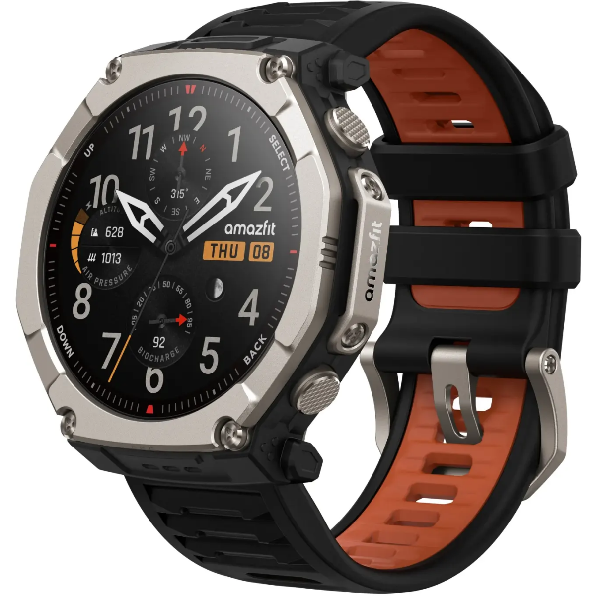 Умные часы Amazfit T-Rex Ultra 2 Silver/Black