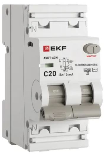 Автомат дифференциальный EKF D63N26M20C10